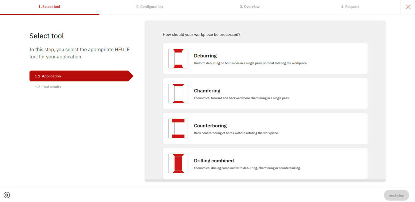 3875-Start interface tool Selector
