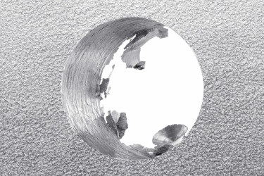 2927-Bohrung mit Sp&auml;nen