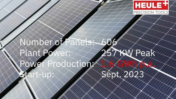 HEULE 瑞士工厂楼顶安装新太阳能电池板